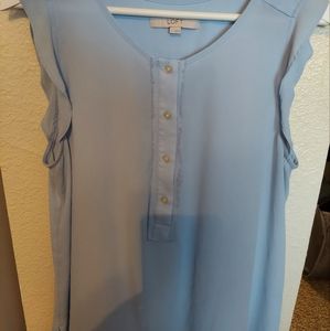Light Blue Loft Top